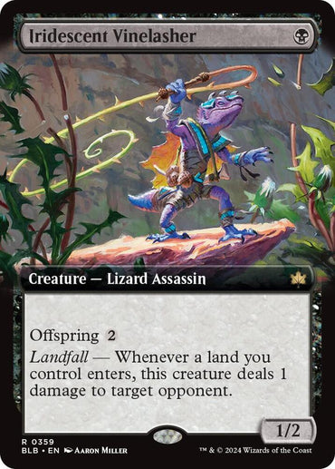 Iridescent Vinelasher (Extended Art) [Bloomburrow]