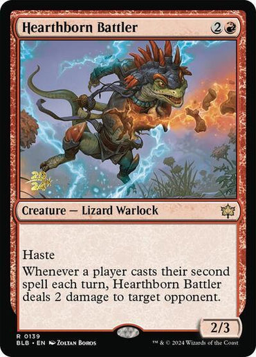 Hearthborn Battler [Bloomburrow Prerelease Promos]