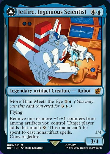 Jetfire, Ingenious Scientist // Jetfire, Air Guardian [Transformers]