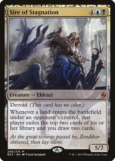 Sire of Stagnation [Battle for Zendikar]