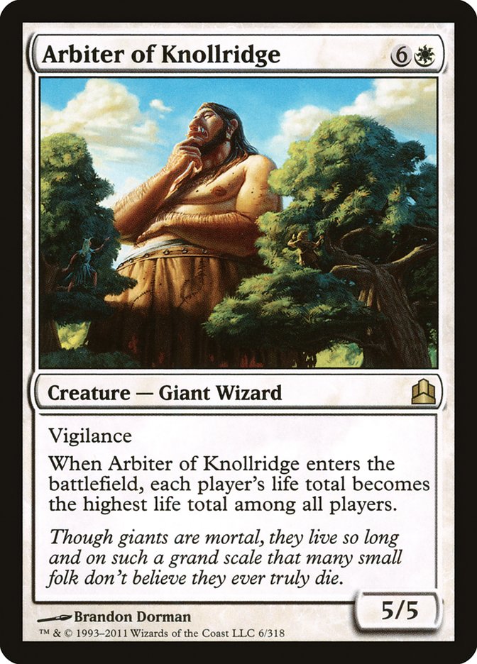 Arbiter of Knollridge [Commander 2011]