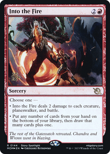 Into the Fire [March of the Machine Prerelease Promos]